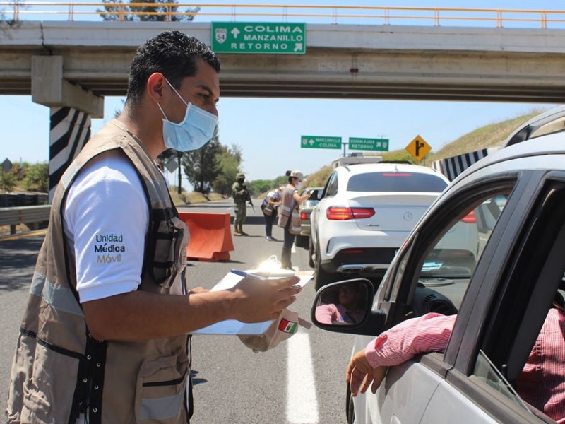 Por restricciones en filtros, disminuye ingreso de personas a Colima