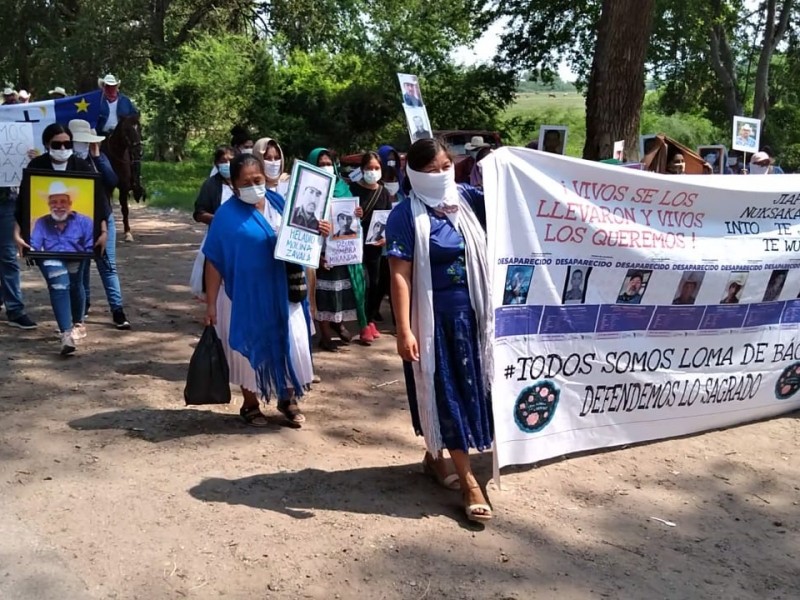 Por segundo día consecutivo marchan familiares de Yaquis desaparecidos