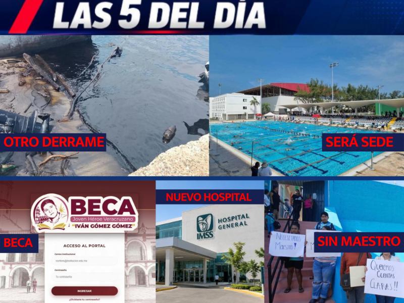POR SI NO LO VISTE (TOP 5 NOTICIAS DEL DÍA EN VERACRUZ)
