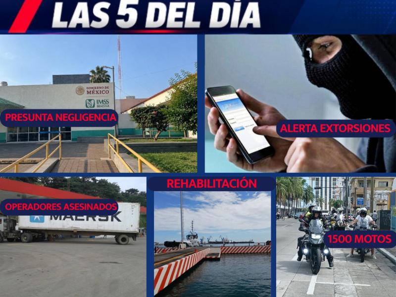 POR SI NO LO VISTE (TOP 5 NOTICIAS DEL DÍA EN VERACRUZ)