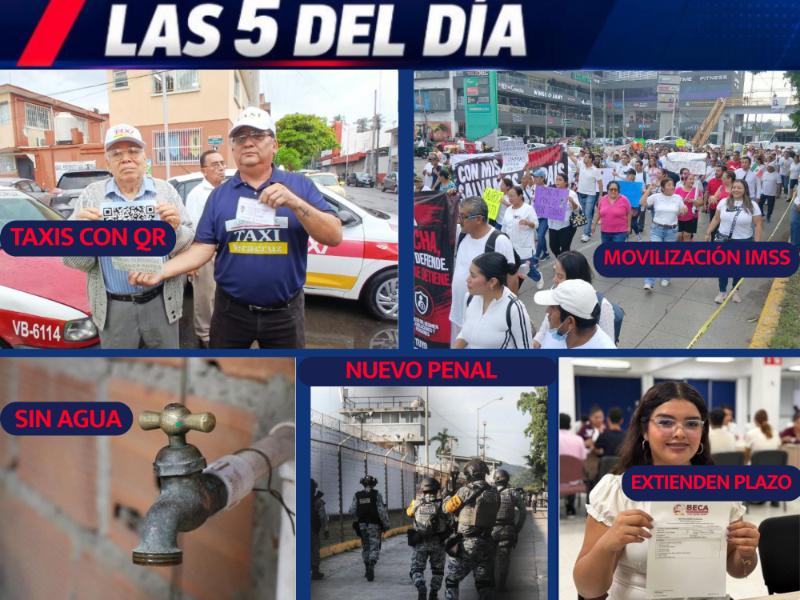 POR SI NO LO VISTE (TOP 5 NOTICIAS DEL DÍA EN VERACRUZ)