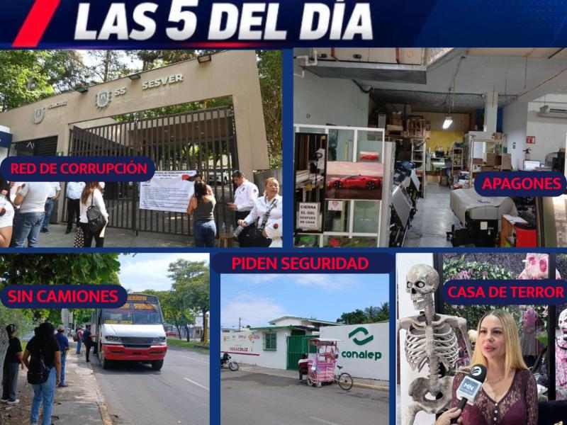 POR SI NO LO VISTE (TOP 5 NOTICIAS DEL DÍA EN VERACRUZ)