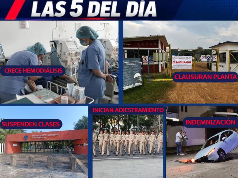 POR SI NO LO VISTE (TOP 5 NOTICIAS DEL DÍA EN VERACRUZ)