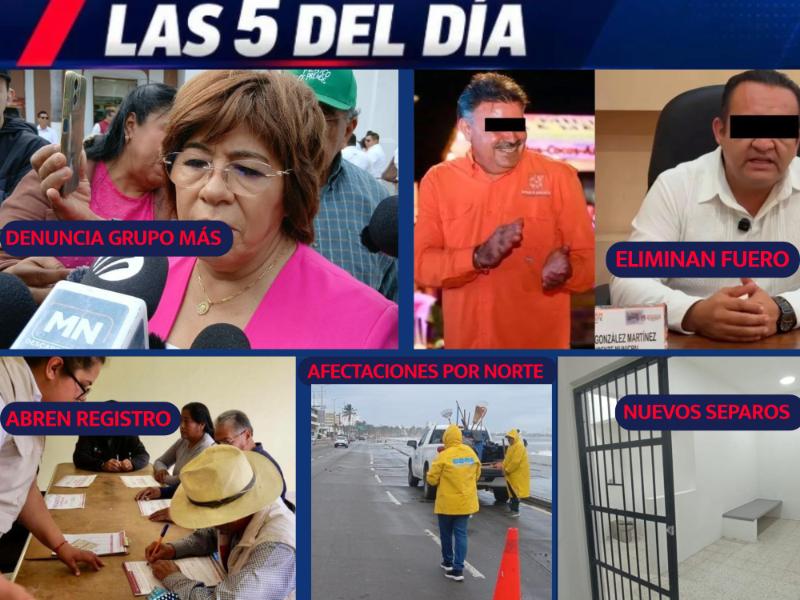 POR SI NO LO VISTE (TOP 5 NOTICIAS DEL DÍA EN VERACRUZ)