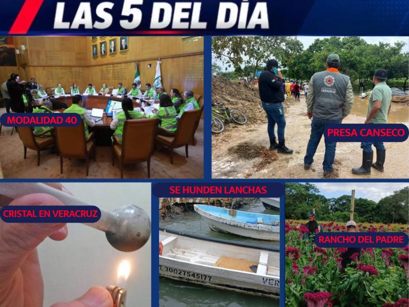 POR SI NO LO VISTE (TOP 5 NOTICIAS DEL DÍA EN VERACRUZ)