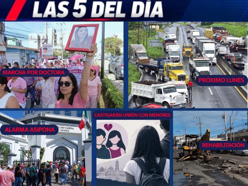 POR SI NO LO VISTE (TOP 5 NOTICIAS DEL DÍA EN VERACRUZ)