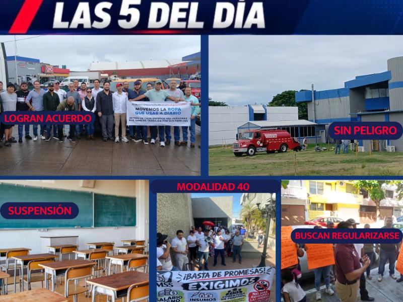 POR SI NO LO VISTE (TOP 5 NOTICIAS DEL DÍA EN VERACRUZ)