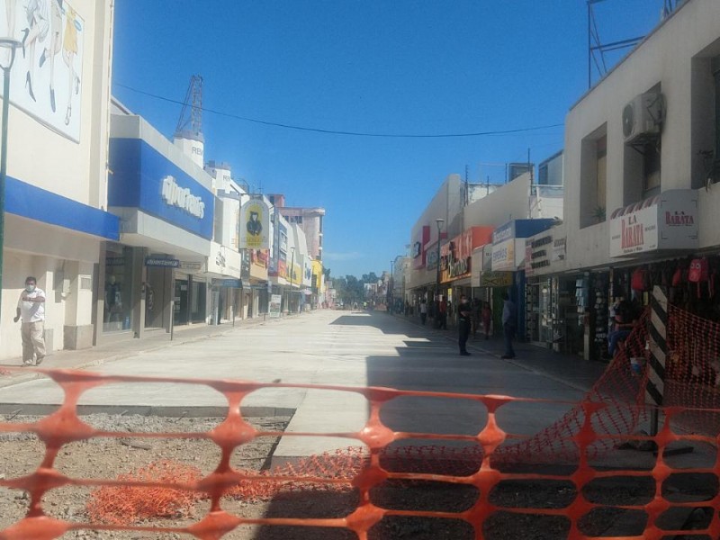 Por terminarse las obras de pavimentación en centro de Hermosillo