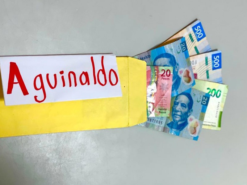 Por vencer el plazo para la entrega de aguinaldos