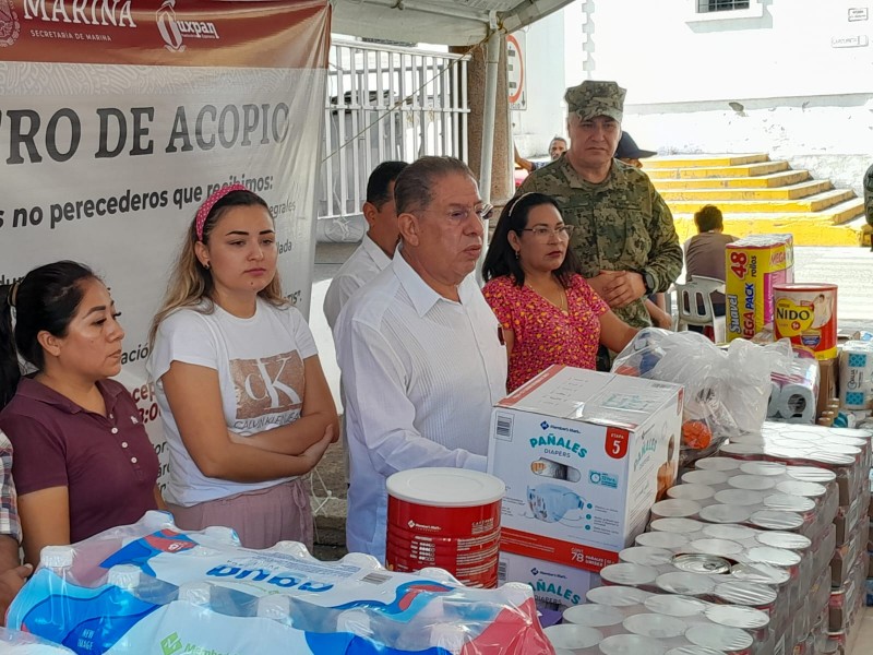 Pozos Castro, convoca a donar en centros de Acopio