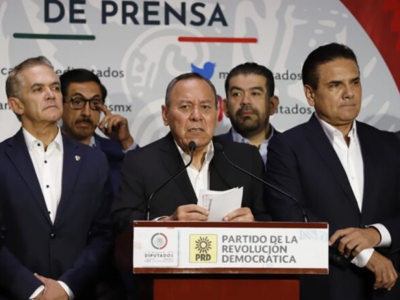 PRD pausa su participación en el Frente amplio por México