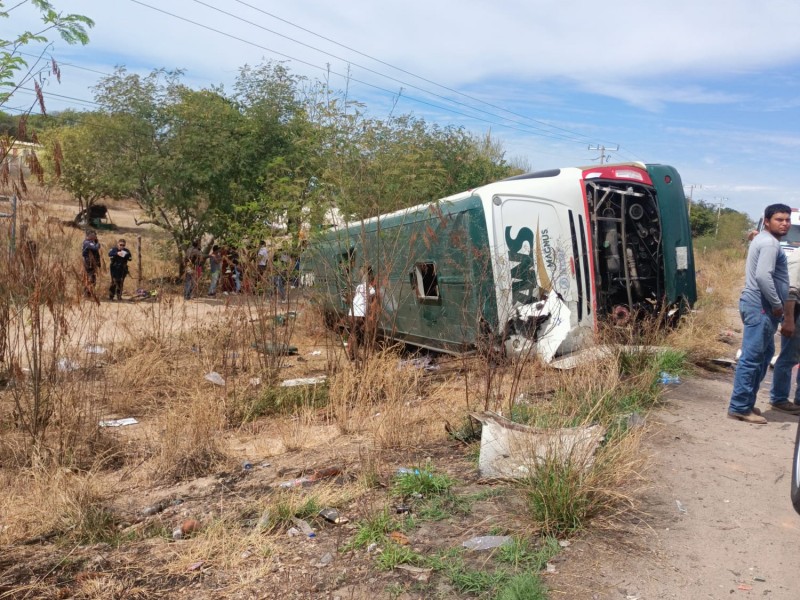 Precaución carretera a la altura de Estación Don