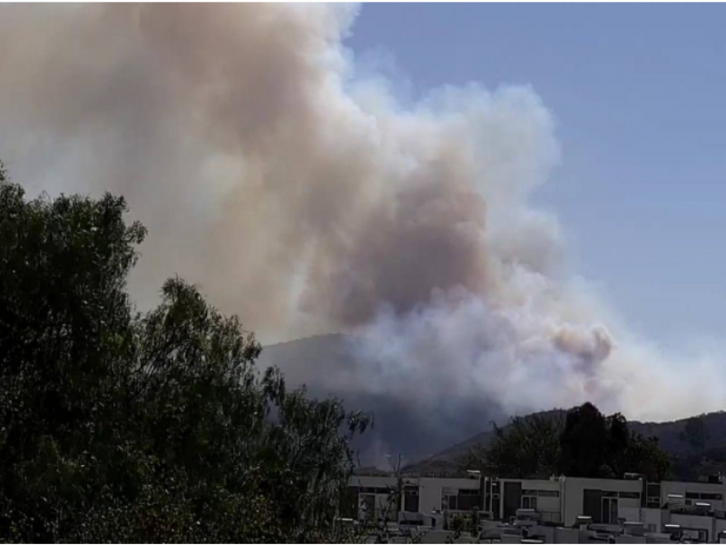 ¡Precaución! Reportan incendio en paraje Camino a los Ocotes