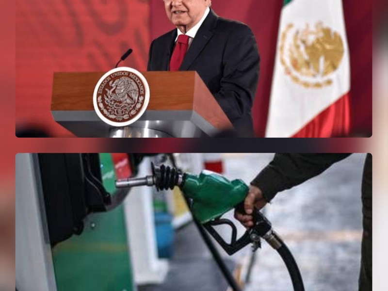 Precio del combustible supera lo anunciado por AMLO