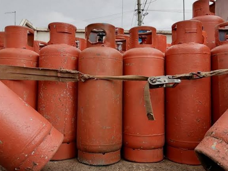 Precio del tanque de gas presenta una baja