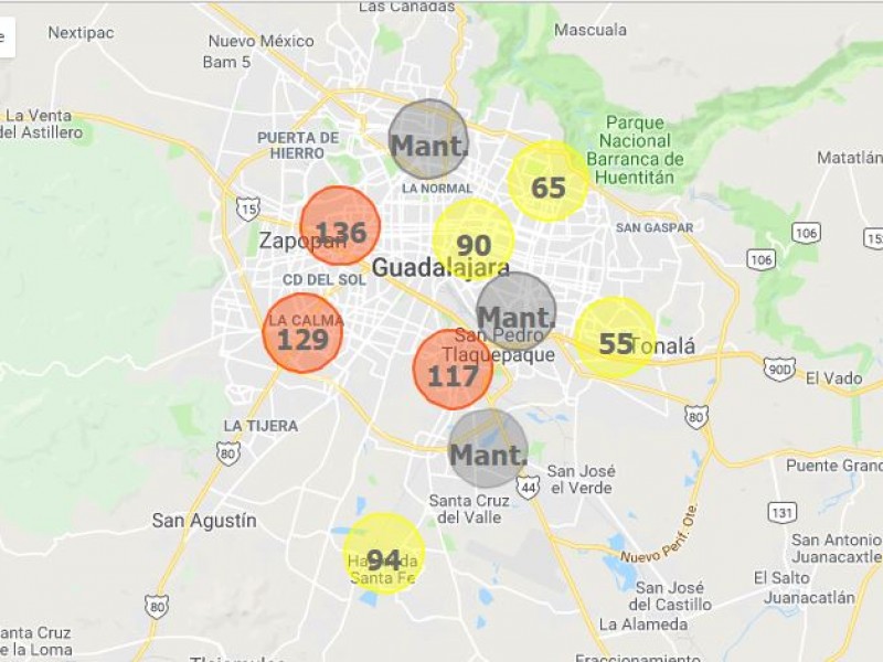 Precontingencia con 136 puntos estación Vallarta