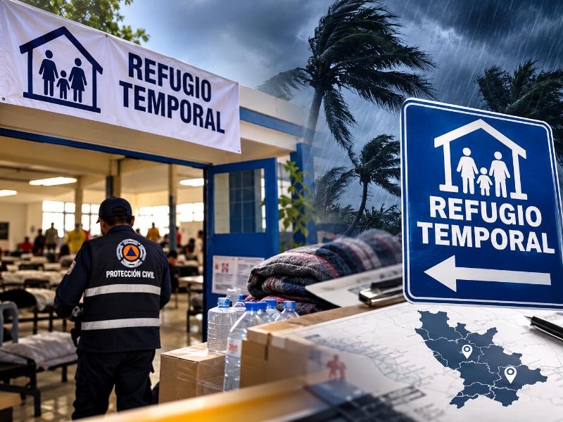 Preparan albergues ante huracán Simón en Nayarit