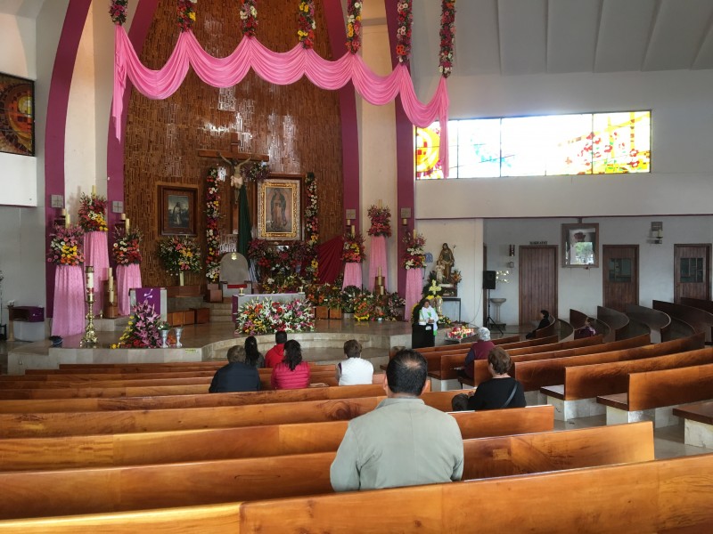 Preparan celebración guadalupana en El Dique