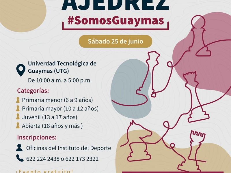 Preparan Cuarto Torneo de Ajedrez en Guaymas
