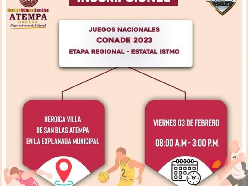 Preparan en el Istmo etapa regional de eliminatorias CONADE 2023