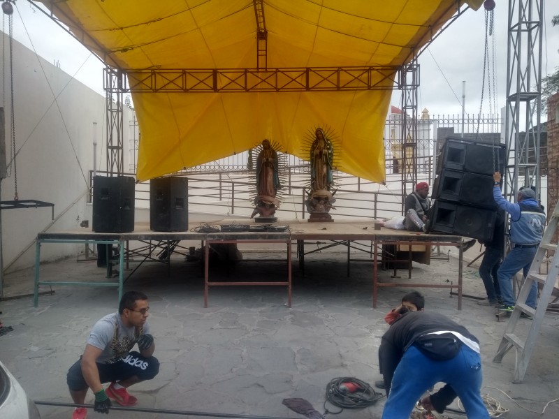 Preparan festejos en el Santuario Guadalupano