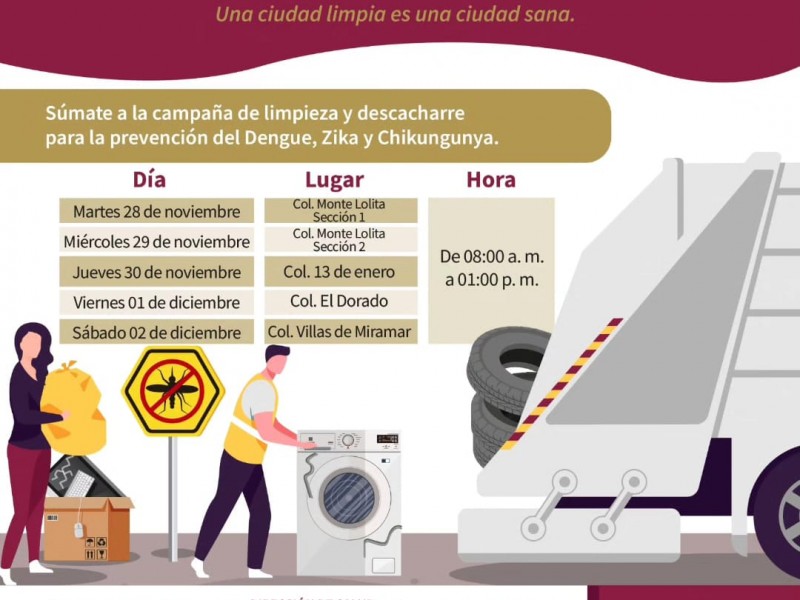 Preparan Jornada de Descacharre en Guaymas