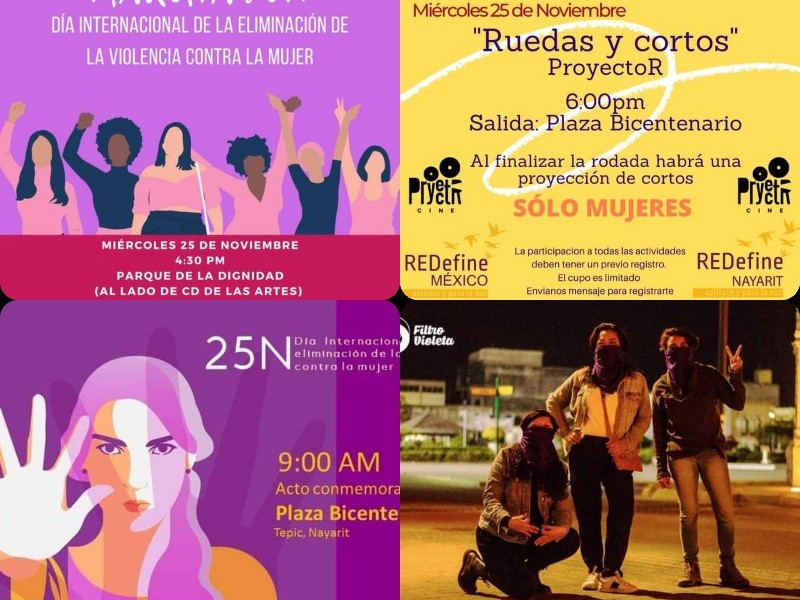 Preparan mujeres actividades por el 25 de noviembre