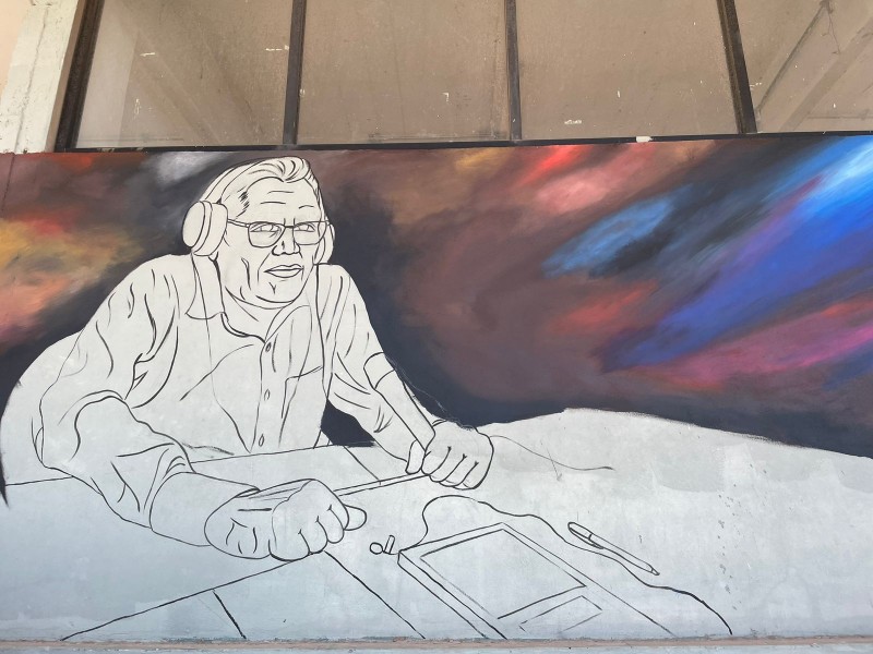 Preparan mural en honor a Don Joel Fuentes Cruz