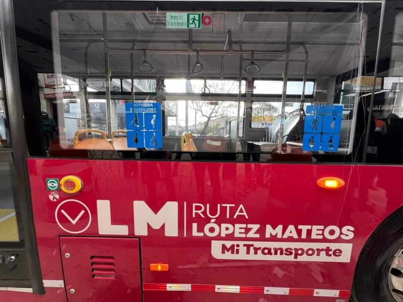 Preparan operaciones de rutas de transporte en Av. López Mateos