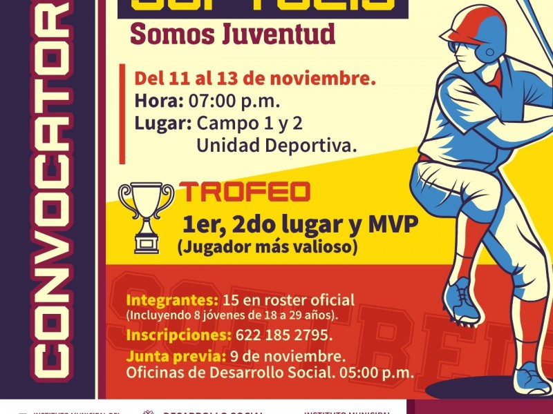 Preparan próximo torneo de Softbeis Somos Juventud