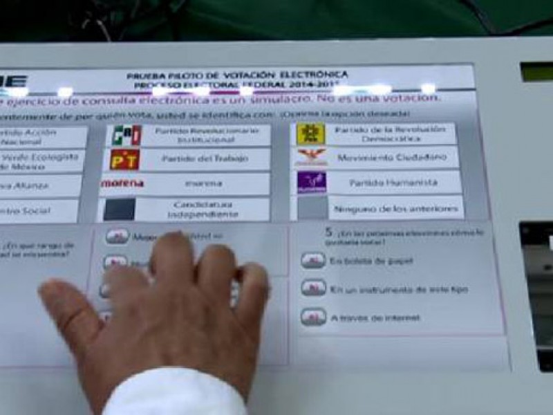 Preparan voto por internet para 2021