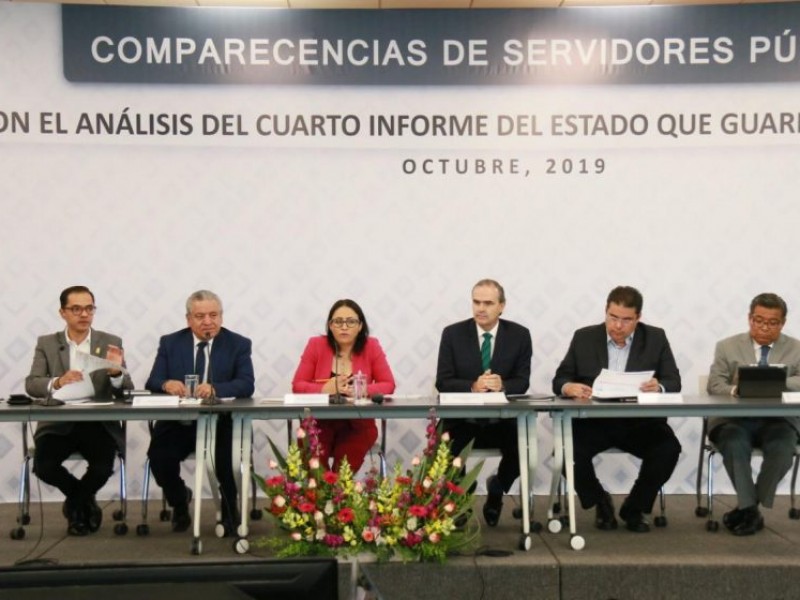 Preparativos para comparecencias de gabinete estatal ante congreso local