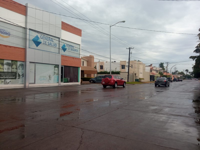 ¡Prepárese! Se registran lluvias ligeras en Los Mochis