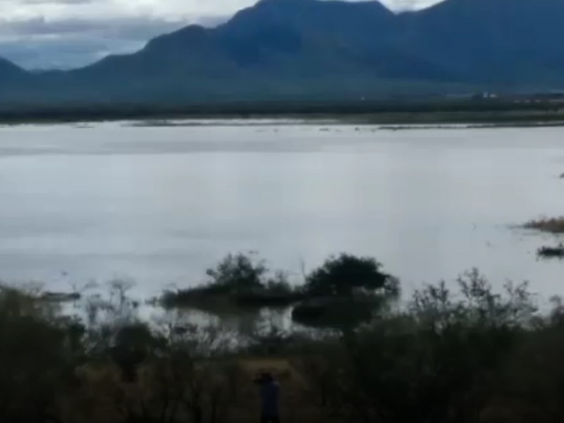 Presa Abelardo L. Rodríguez con poca agua