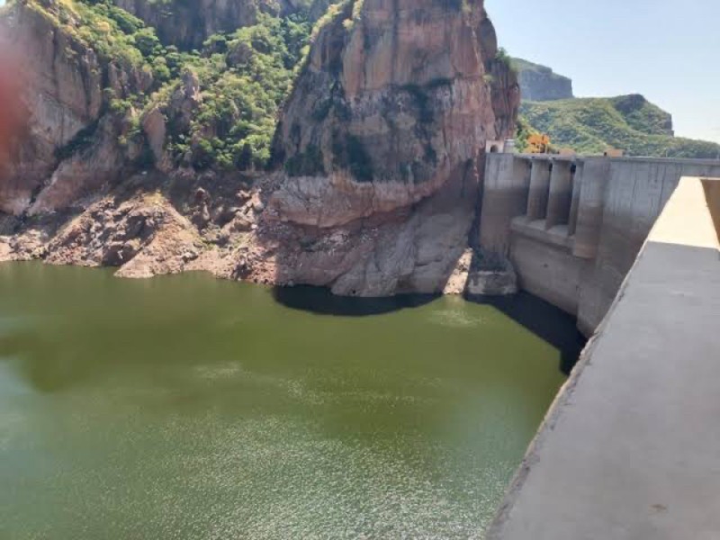 Presa Huites eleva su nivel al 8.2% de su capacidad