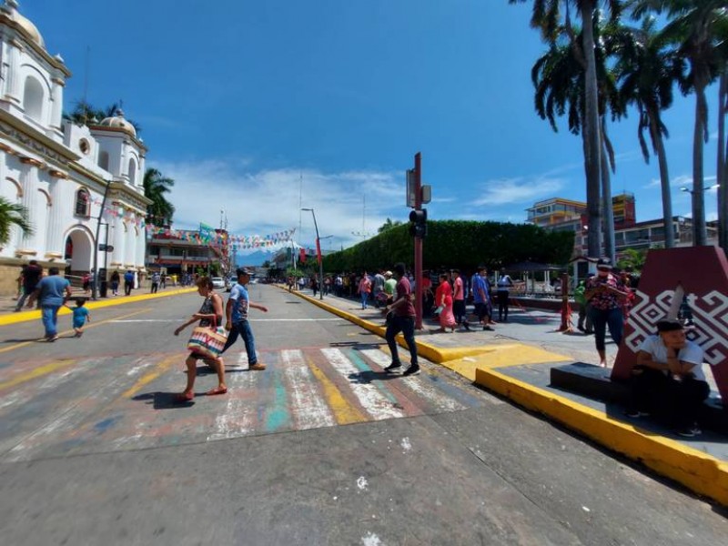 Presencia de extranjeros disminuye en Tapachula tras viacrucis migrante