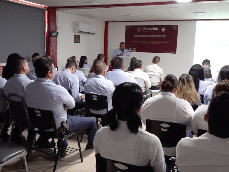 Presenta CECATI 124 informe de transparencia y rendición de cuentas