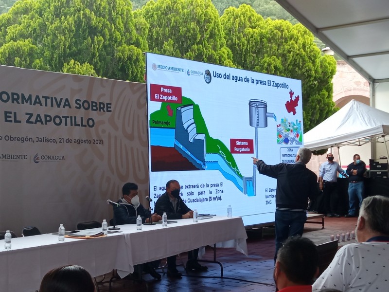 Presenta CONAGUA proyecto El Zapotillo a pobladores de Temacapulín