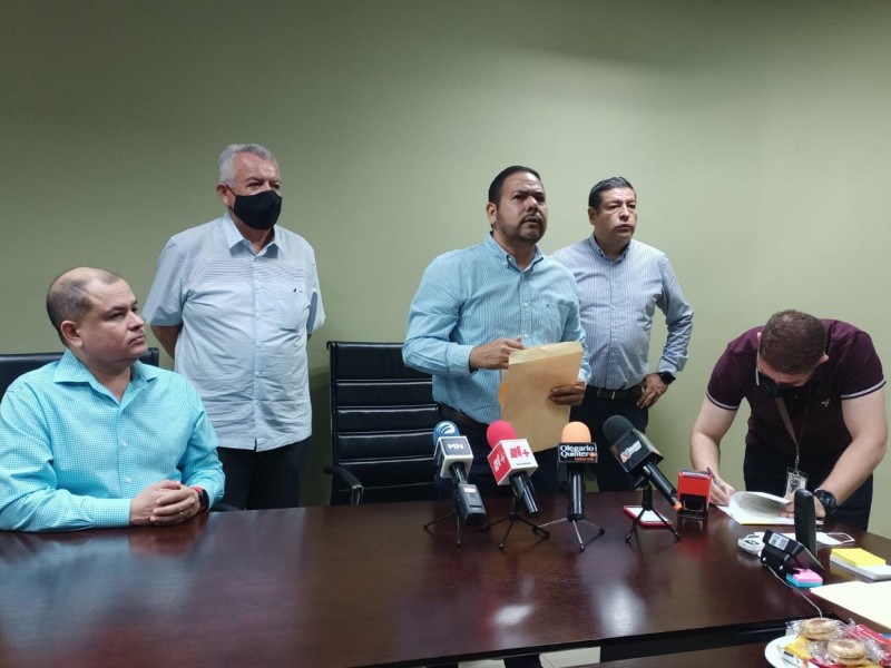 Presenta el PRD denuncia contra el Ayuntamiento de Mazatlán