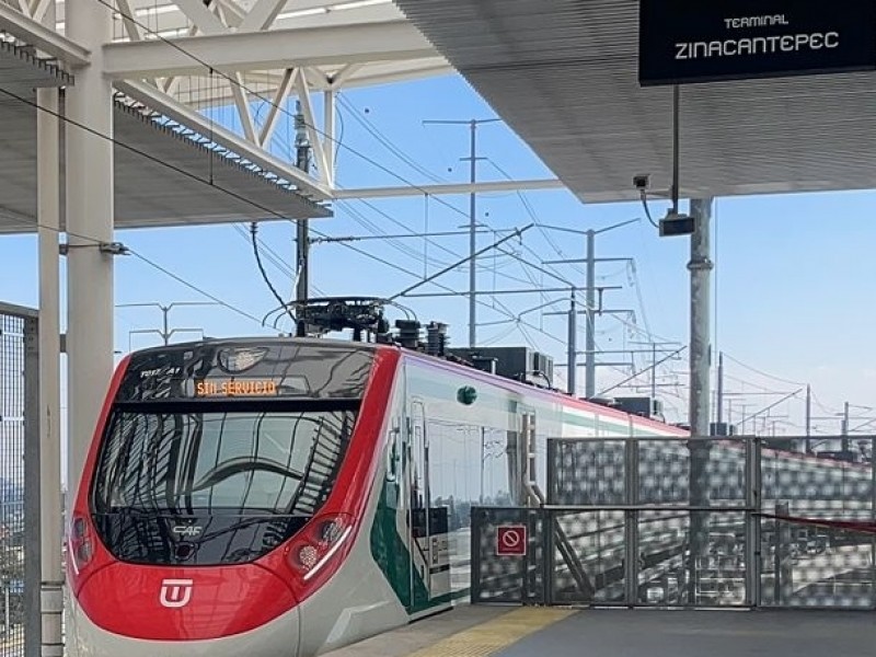 Presenta fallas tren Interurbano Insurgente en estación de Zinacantepec