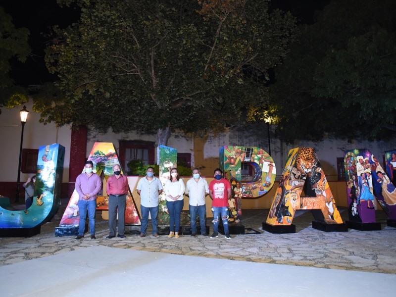 Presenta Jalpan Nueva imagen de sus monumentales letras