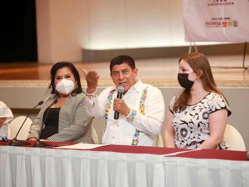 Presenta Salomón Jara cinco ejes de gobierno para Oaxaca