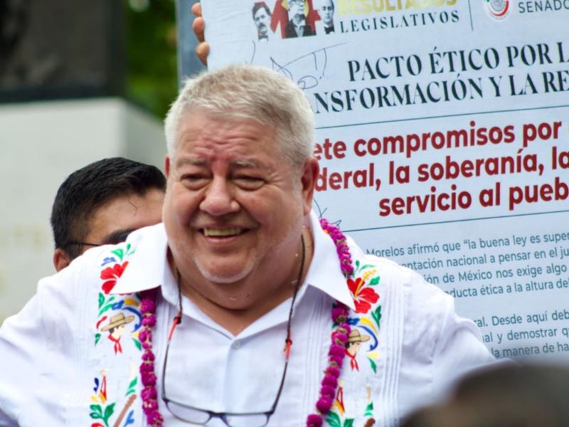 Presenta senador Manuel Huerta Segundo Informe