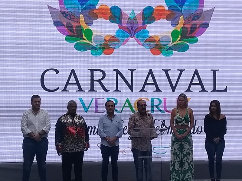 Presentación de la cartelera artística del carnaval