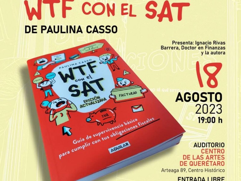 Presentación de libro WTF con El SAT