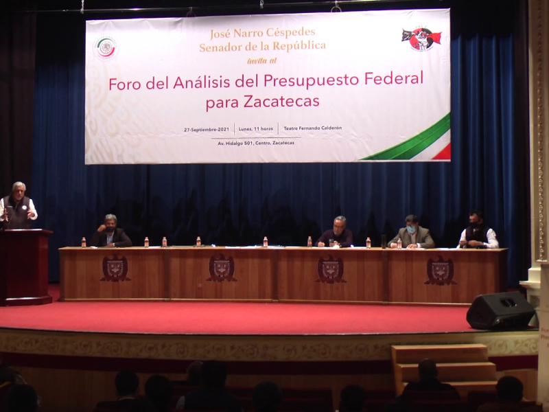 Presentan Análisis del Presupuesto Federal para Zacatecas