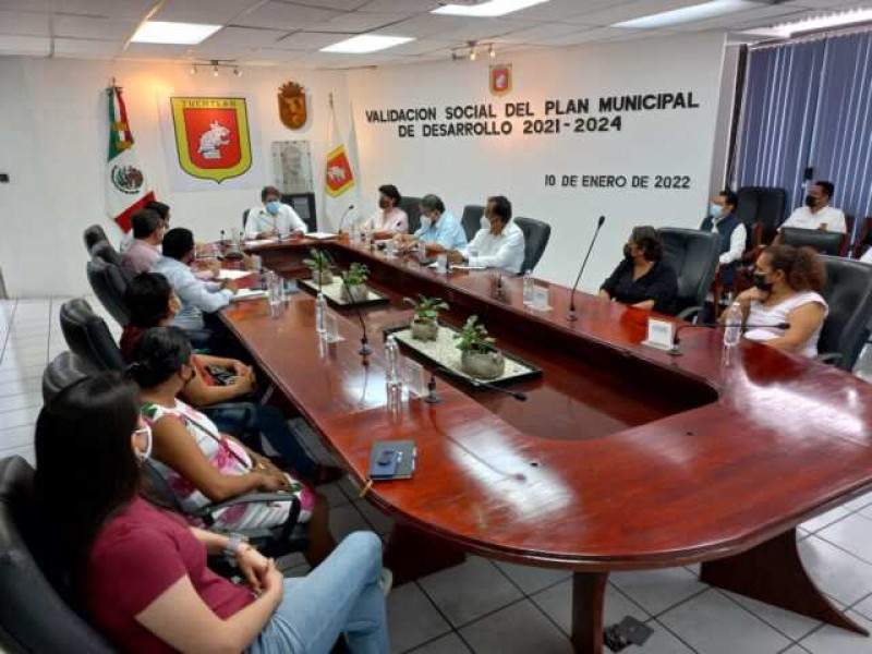 Presentan autoridades, Plan Municipal de Desarrollo 2021 - 2024