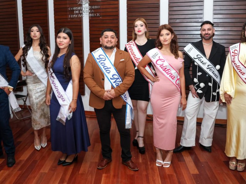 Presentan candidatos para el Carnaval Guaymas 2026 “El Pueblo está de Fiesta”