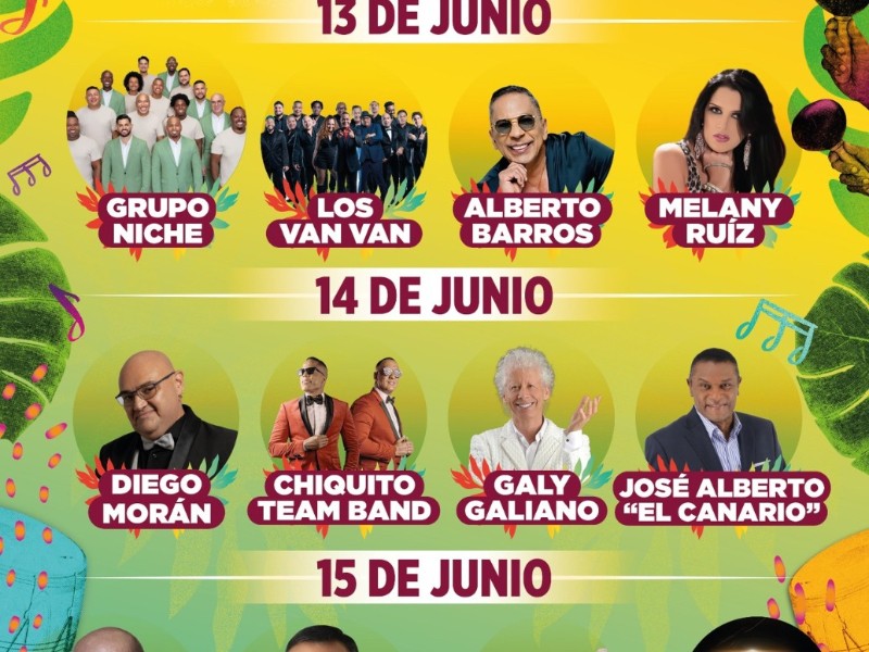 Presentan cartelera para el Salsa Fest en Boca del Río
