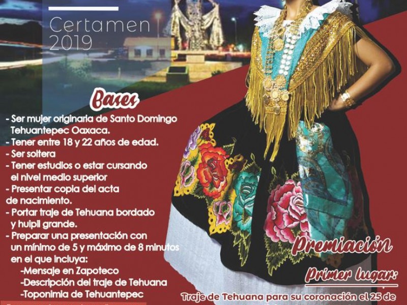 Presentan certamen para la Reina Sandunga 2019